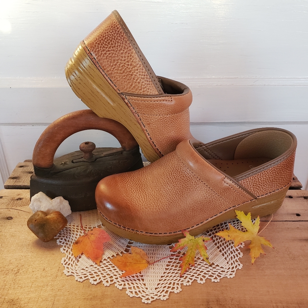 Neutral Dansko Pro Clogs Booties boho cottage chore minimalist coastal comfort - Picture 8 of 16